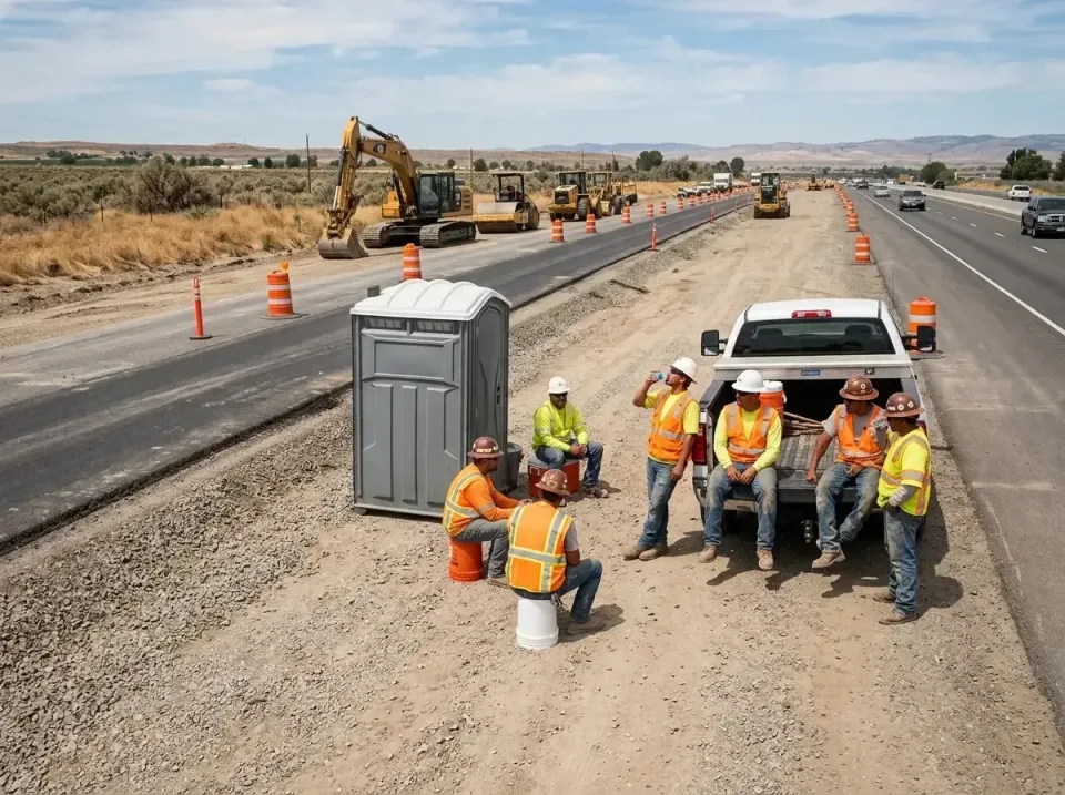 highway-road-construction-crew-007 — frequently asked questions, Porta Potty and Restroom Rentals in Parlier, CA